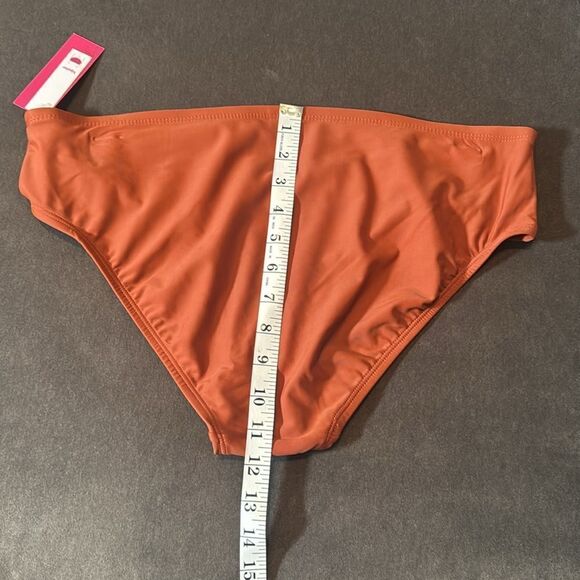Women’s Xhilaration Plus Size Orange Hipster Bikini Bottom Size X NWT - Picture 7 of 8